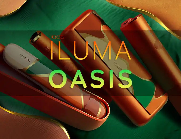 IQOS Iluma Oasis tobacco heating system.